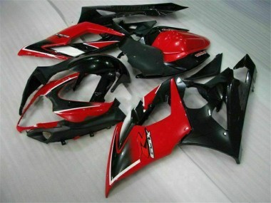 Rot Schwarz 05-06 GSXR 1000 Motorrad Vollverkleidung & Plastik