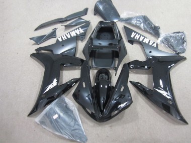 Schwarz Weiß 02-03 YZF R1 Motorrad Vollverkleidung