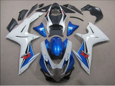 Weiß Blau 11-21 GSXR 600 Motorrad Verkleidung